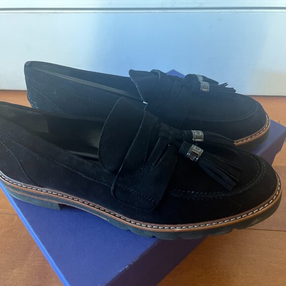 Stuart Weitzman Suede Loafer Flats